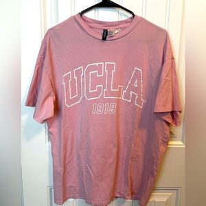 Pink UCLA Oversized Tee